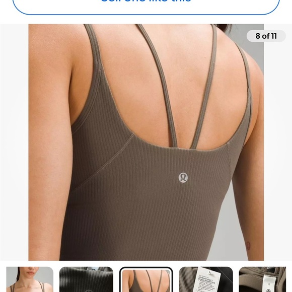 Lululemon Align Strappy Ribbed Tank - Picture 4 of 9
